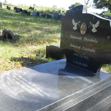 LEMBETHE Advocate Thembela Admiral 1975-2012