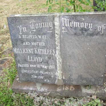 LLOYD Millicent Kathleen -1961