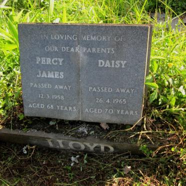 LLOYD Percy James -1958 &amp; Daisy -1965