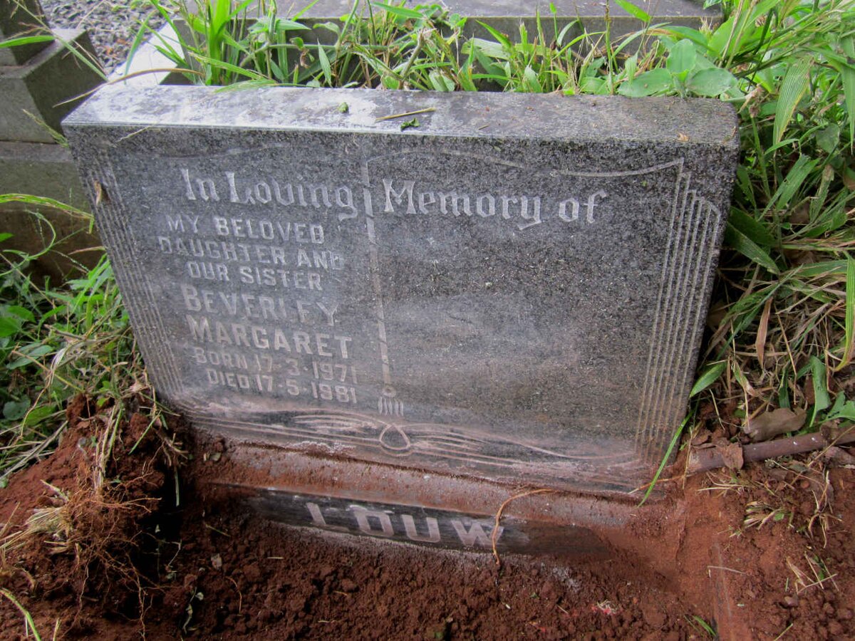 LOUW Beverley Margaret 1971-1981