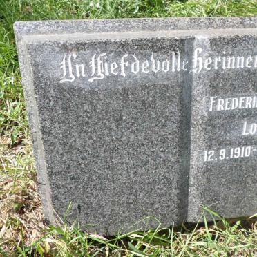 LOUW Frederik Wilhelm 1910-1993