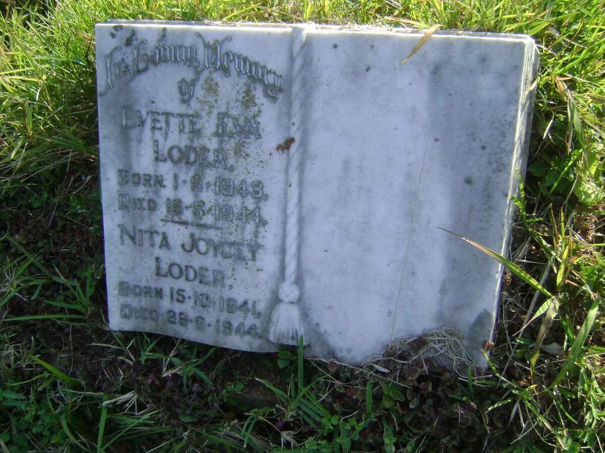 LODER Nita Joycey 1941-1944 :: LODER Evette Eva 1943-1944