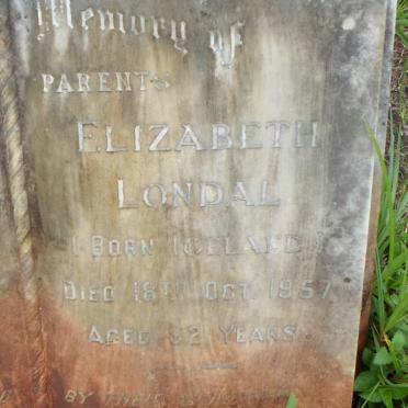 LONDAL Ole Eliason -1942 &amp; Elizabeth -1957