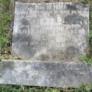 LOCK Olive Florence Charlotte -1966