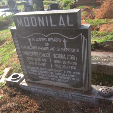 MOONILAL Christopher 1918-1967 &amp; VIctoria 1919-1987