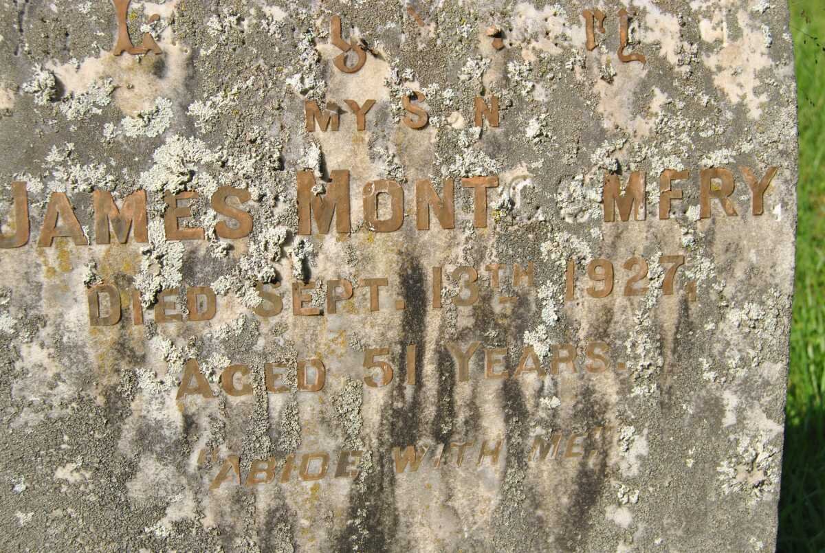 MONTGOMERY James -1927