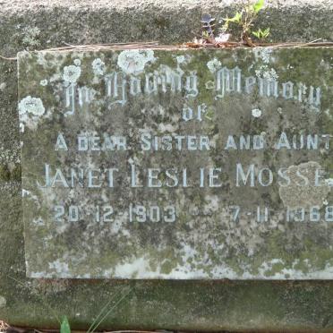 MOSSES Janet Leslie 1903-1968