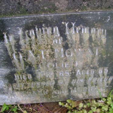 MOWAT Oliver Alexander Thomson -1965