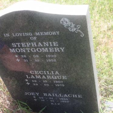 MONTGOMERY Stephanie 1930-1952 :: LAMARQUE Cecilia 1907-1975 :: BAILLACHE Joey 1935-1989