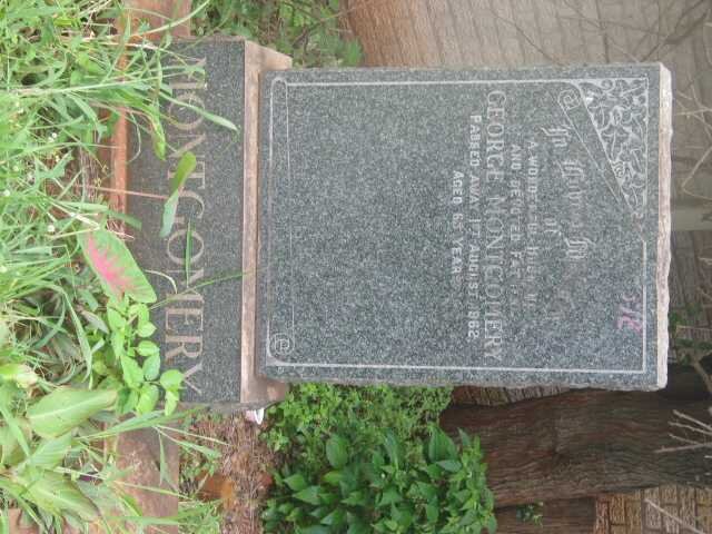 MONTGOMERY George -1962