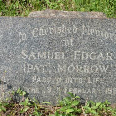 MORROW Samuel Edgar -1962