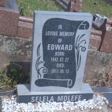 MOLEFE Edward, SELELA 1942-2017