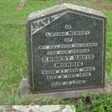 MORRIS Ernest David 1902-1939