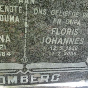 MOMBERG Floris Johannes 1920-2006 &amp; Maria Catharina 1921-1984 