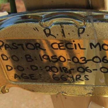 MORRIS Cecil 1950-2018