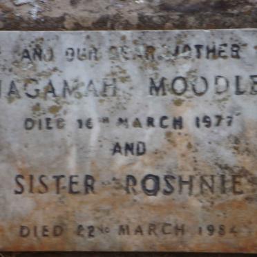 MOODLEY Nagamah -1977 :: MOODLEY Roshnie -1984