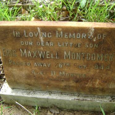 MONTGOMERY Eric Maxwell -1944