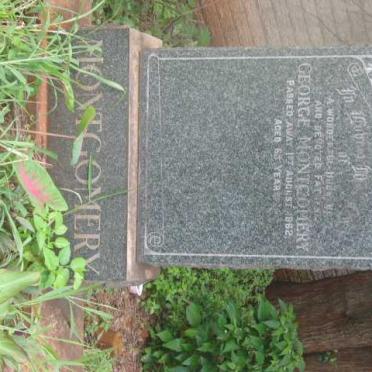 MONTGOMERY George -1962