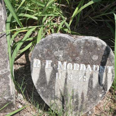 MORDAUNT. R.E. -1925