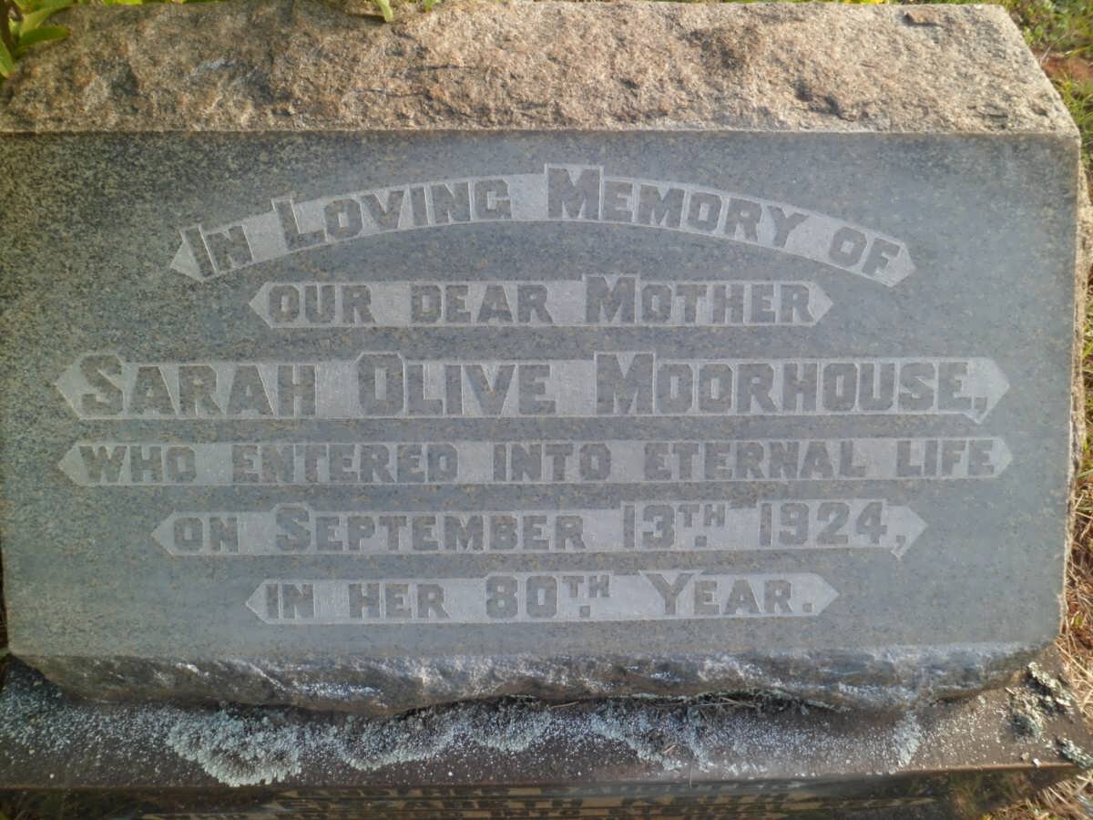 MOORHOUSE Sarah Olive -1924