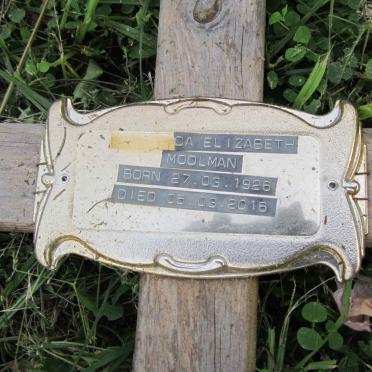 MOOLMAN Veronica Elizabeth 1926-2016