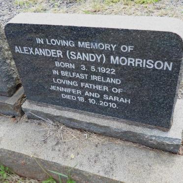 MORRISON Alexander 1922-2010