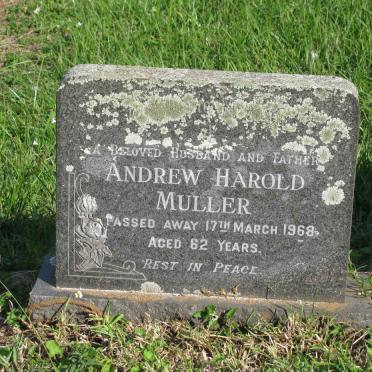 MULLER Andrew Harold -1968
