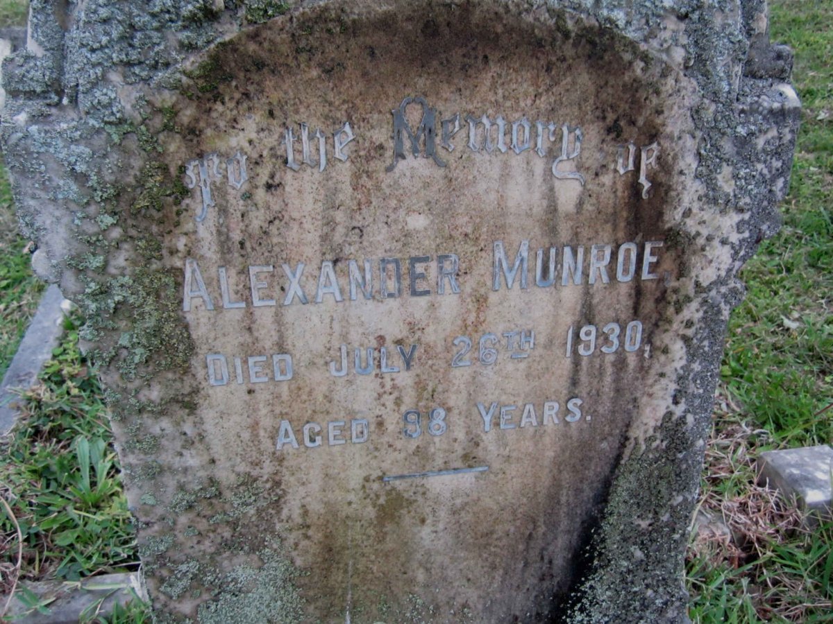 MUNROE Alexander -1930