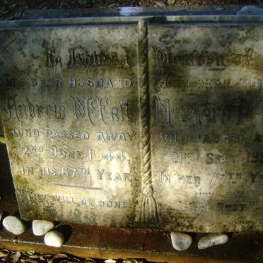 McFALL Andrew -1944 &amp; Margaret -1957