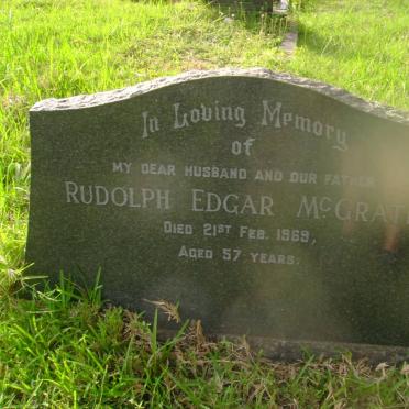 McGRATH Rudolph Edgar -1969