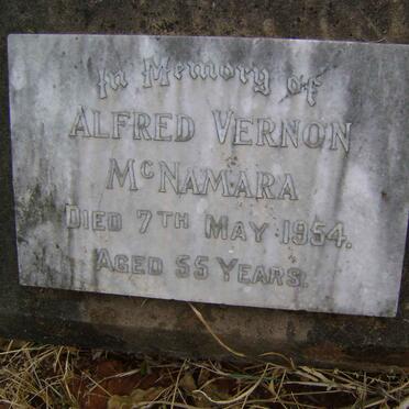 McNAMARA Alfred Vernon -1954