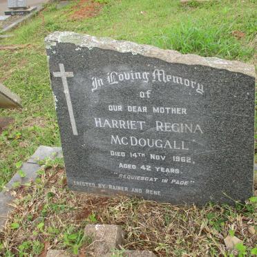 McDOUGALL Harriet Regina -1962