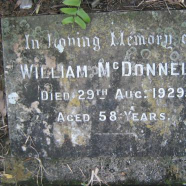 McDONNELL William -1929