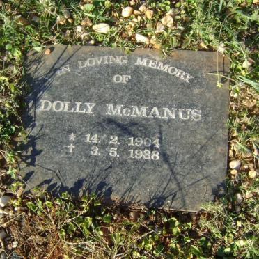 Mc MANUS Desmond Peter -1945 &amp; Dolly 1904-1988