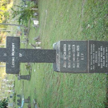 McGOLDRICK John -1946 :: McGOLDRICK Eileen -1929 :: McGOLDRICK Patrick -1963 &amp; Helen -1986 