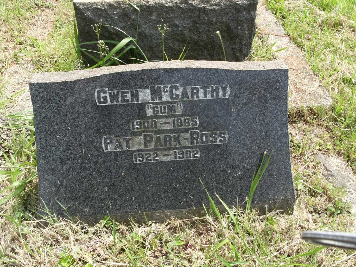 McCARTHY Gwen 1908-1965 :: PARK-ROSS Pat 1922-1992
