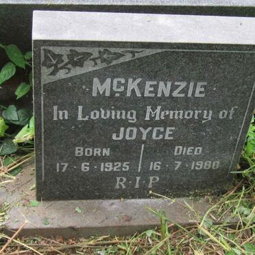 McKENZIE Joyce 1925-1980