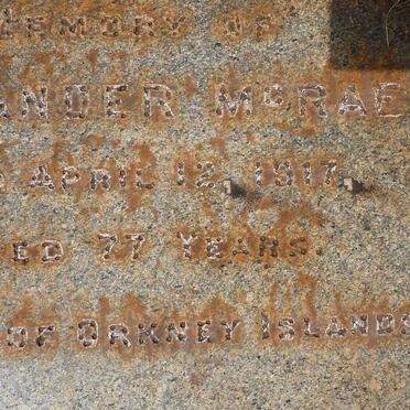 McRAE Alexander -1917