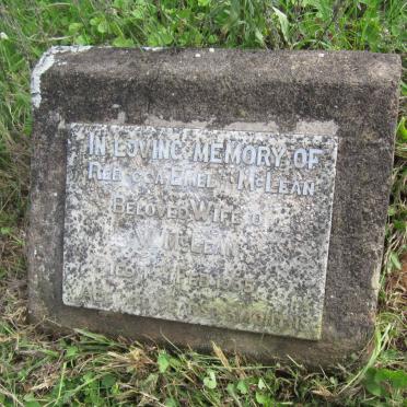 McLEAN Rebecca Emeli? -1935