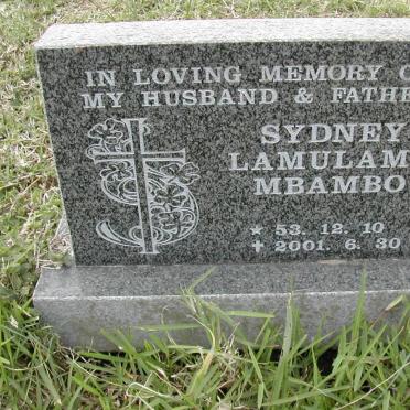 MBAMBO Sydney Lamulamu 1953-2001