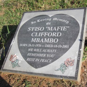 MBAMBO S'fiso Clifford 1976-2001