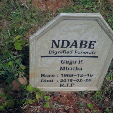 MBATHA Gugu P. 1969-2018