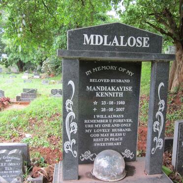 MDLALOSE Mandiakayise Kennith 1949-2007