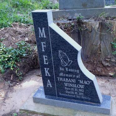 MFEKA Thabani Winslow 1961-2011