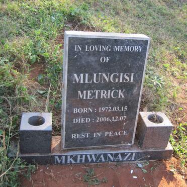 MKHWANAZI Mlungisi Metrick 1972-2006