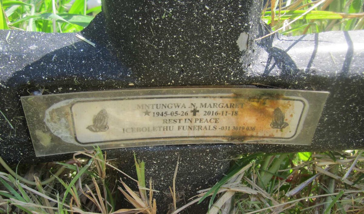 MNTUNGWA N. Margaret 1945-2016