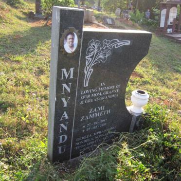 MNYANDU Zami Zammeth 1947-2010