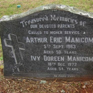 MANICOM Arthur Eric -1963 &amp; Ivy Doreen -1972