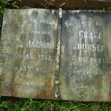 MARSHALL Timothy -1953 &amp; Grace LOUBSER -1961