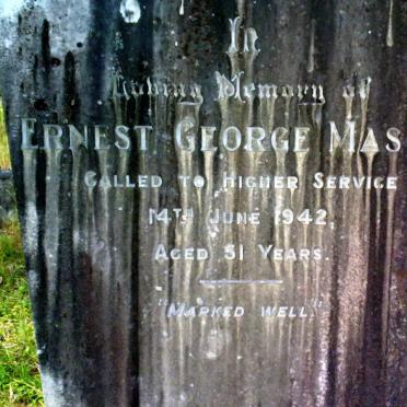 MASON Ernest George -1942